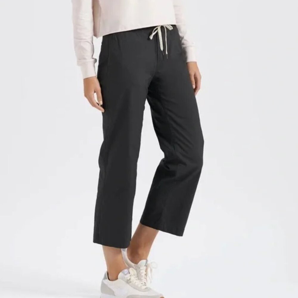 Vuori Gray Wideleg Ripstop Pants XS
